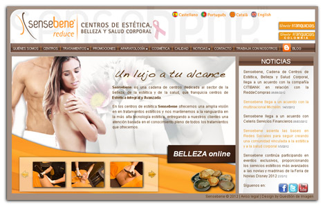 Sensebene Centros de Estética, Belleza y Salud Corporal